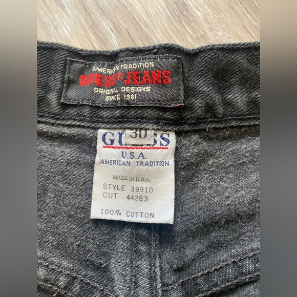 Black Denim Shorts - Picture 3 of 4